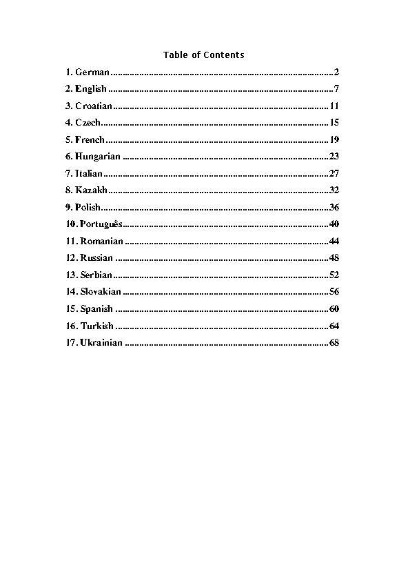 METRO rules of procedure for handling reports