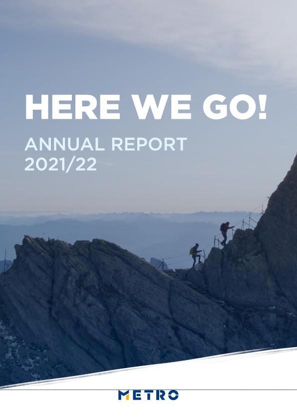 Annual Report of METRO 2021/22